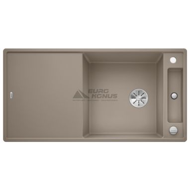 BLANCO Мойка врезная для кухни AXIA III XL 6 S оборотная серый беж (523517)