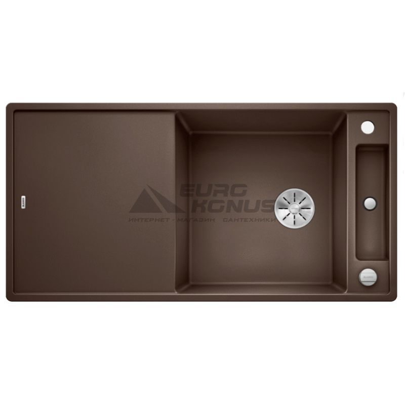 BLANCO Мойка врезная для кухни AXIA III XL 6 S оборотная кофе (523519)