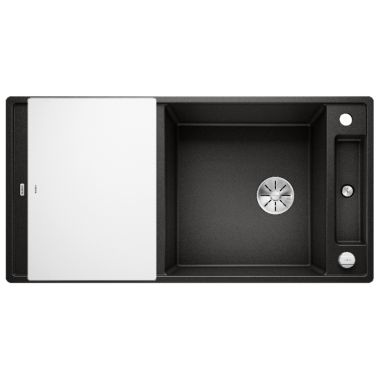 BLANCO Мойка врезная для кухни AXIA III XL 6 S оборотная черный (525857)