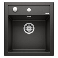 BLANCO Мойка врезная для кухни DALAGO 45 без крыла черный (525869)