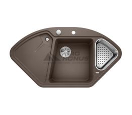 BLANCO Мойка врезная для кухни DELTA II угловая кофе (523669)