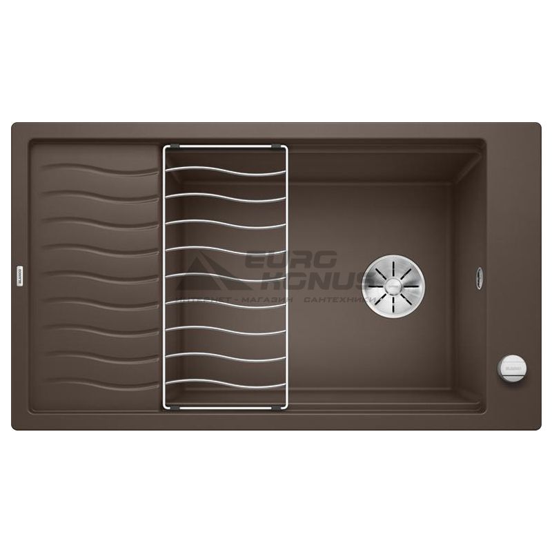 BLANCO Мойка врезная для кухни ELON XL 8 S оборотная кофе (524869)