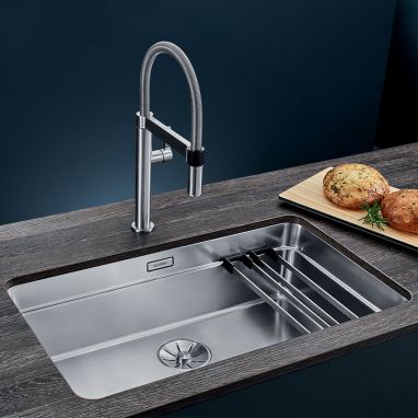 BLANCO Мойка под столешницу для кухни ETAGON 700-U без крыла полированная (524270)
