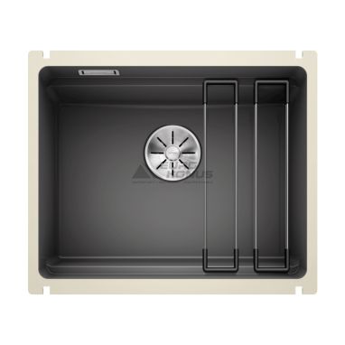BLANCO Мойка под столешницу для кухни ETAGON 500-U без крыла базальт (525154)