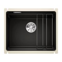 BLANCO Мойка под столешницу для кухни ETAGON 500-U без крыла черный (525155)