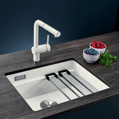 BLANCO Мойка под столешницу для кухни ETAGON 500-U без крыла глянцевый магнолия (525150)