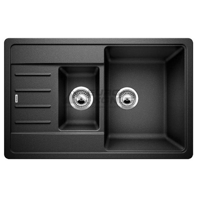 BLANCO Мойка врезная для кухни LEGRA 6 S Compact оборотная антрацит (521302)