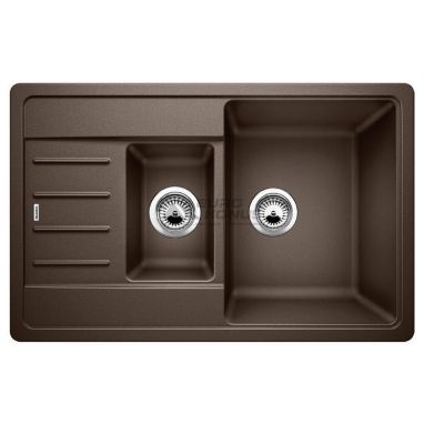 BLANCO Мойка врезная для кухни LEGRA 6 S Compact оборотная кофе (521307)