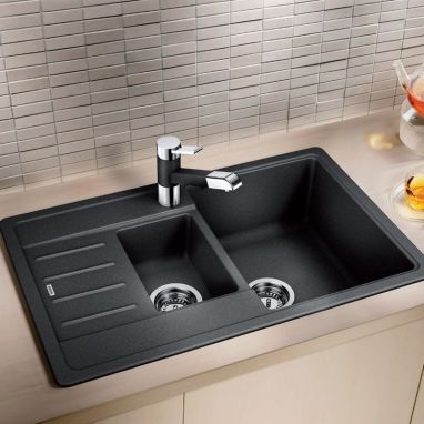 BLANCO Мойка врезная для кухни LEGRA 6 S Compact оборотная черный (526085)