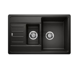 BLANCO Мойка врезная для кухни LEGRA 6 S Compact оборотная черный (526085)