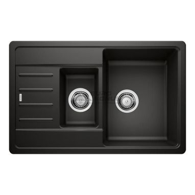 BLANCO Мойка врезная для кухни LEGRA 6 S Compact оборотная черный (526085)