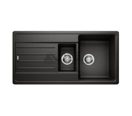 BLANCO Мойка врезная для кухни LEGRA 6 S оборотная черный (526086)