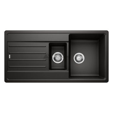 BLANCO Мойка врезная для кухни LEGRA 6 S оборотная черный (526086)