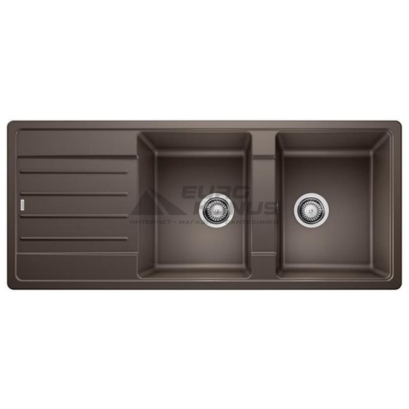 BLANCO Мойка врезная для кухни LEGRA 8 S оборотная кофе (523168)