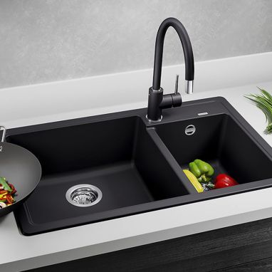 BLANCO Мойка врезная для кухни LEGRA 8 без крыла антрацит (526224)