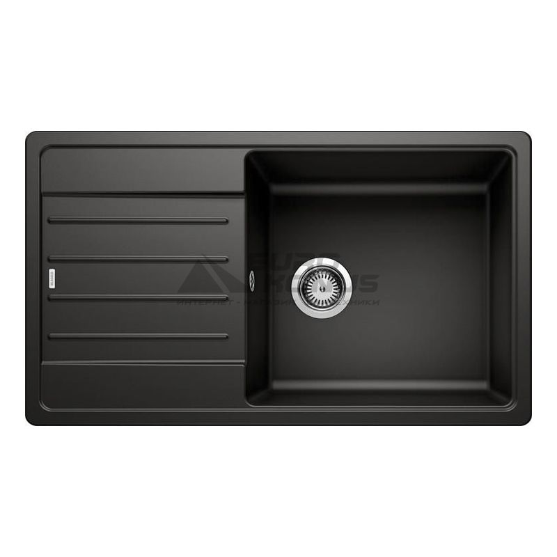 BLANCO Мойка врезная для кухни LEGRA XL 6 S оборотная черный (526087)