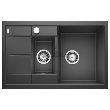 BLANCO Мойка врезная для кухни METRA 6 S Compact оборотная антрацит (513473)