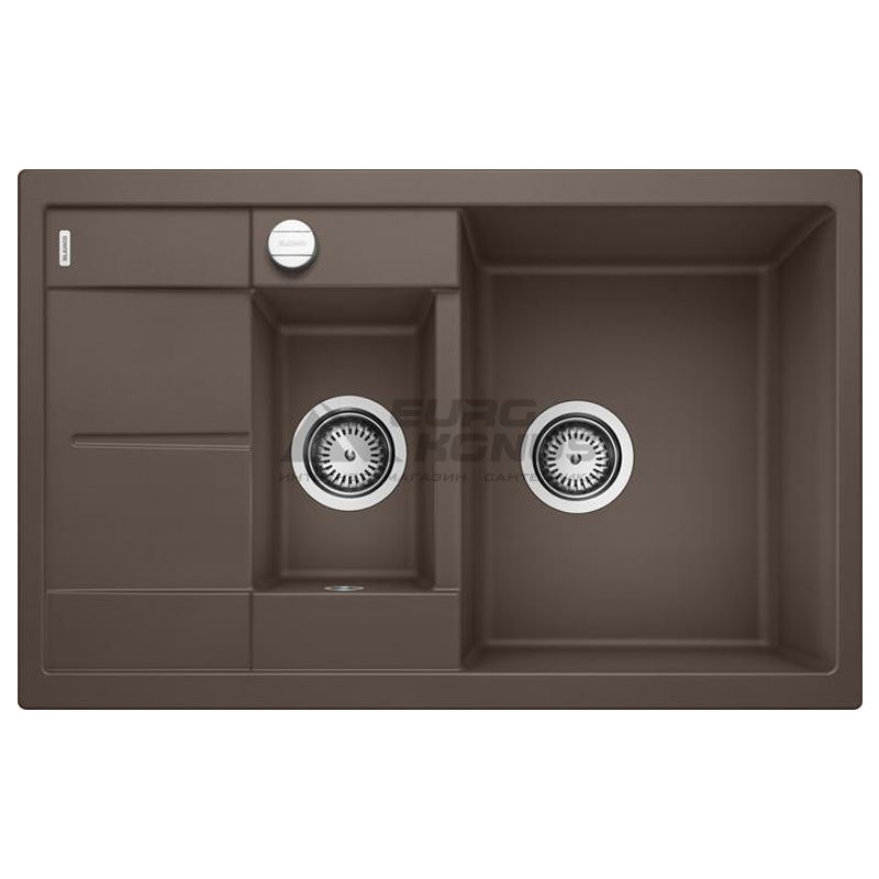 BLANCO Мойка врезная для кухни METRA 6 S Compact оборотная кофе (515044)