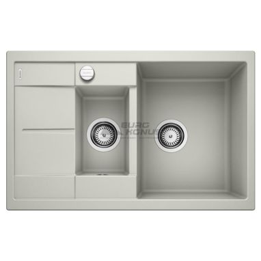 BLANCO Мойка врезная для кухни METRA 6 S Compact оборотная жемчужный (520576)