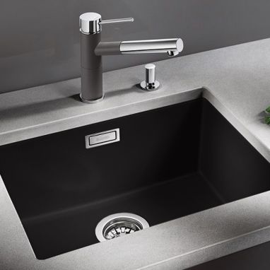 BLANCO Мойка под столешницу для кухни ROTAN 500-U без крыла антрацит (523075)