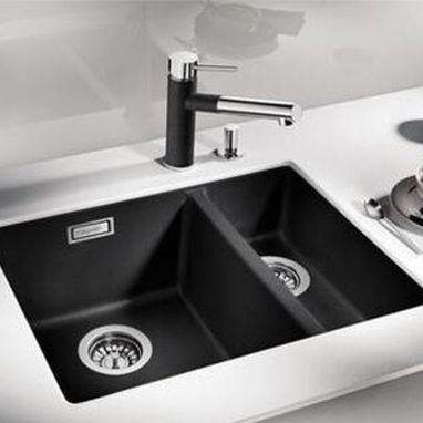 BLANCO Мойка под столешницу для кухни ROTAN 340/160-U без крыла антрацит (523077)