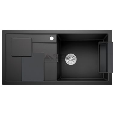 BLANCO Мойка врезная для кухни SITY XL 6 S левое крыло антрацит (525048)