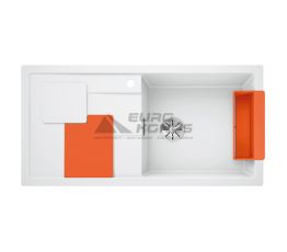 BLANCO Мойка врезная для кухни SITY XL 6 S левое крыло белый (525059)