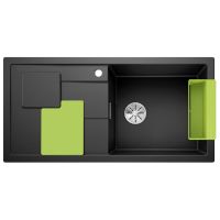 BLANCO Мойка врезная для кухни SITY XL 6 S левое крыло антрацит (525060)