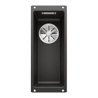 BLANCO Мойка под столешницу для кухни SUBLINE 160-U без крыла черный (525981)