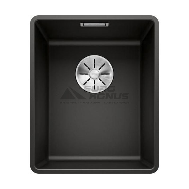 BLANCO Мойка врезная для кухни SUBLINE 320-F без крыла черный (525982)