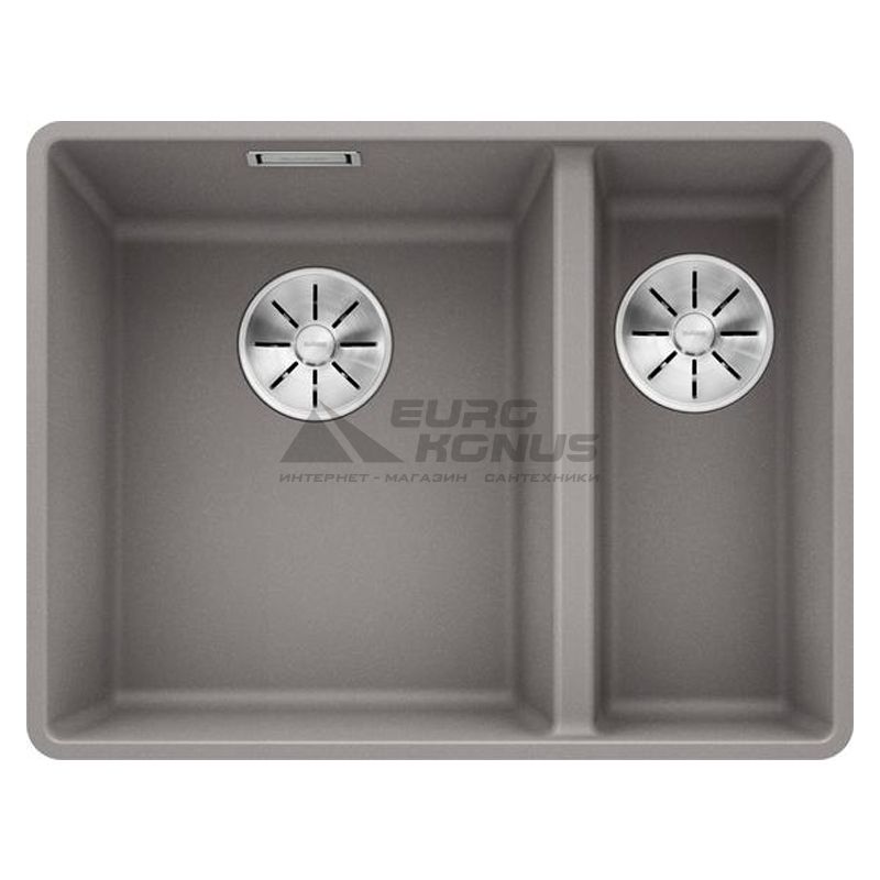 BLANCO Мойка врезная для кухни SUBLINE 340/160-F без крыла алюметаллик (523570)