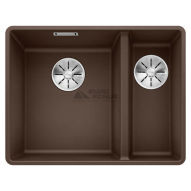 BLANCO Мойка врезная для кухни SUBLINE 340/160-F без крыла кофе (523573)