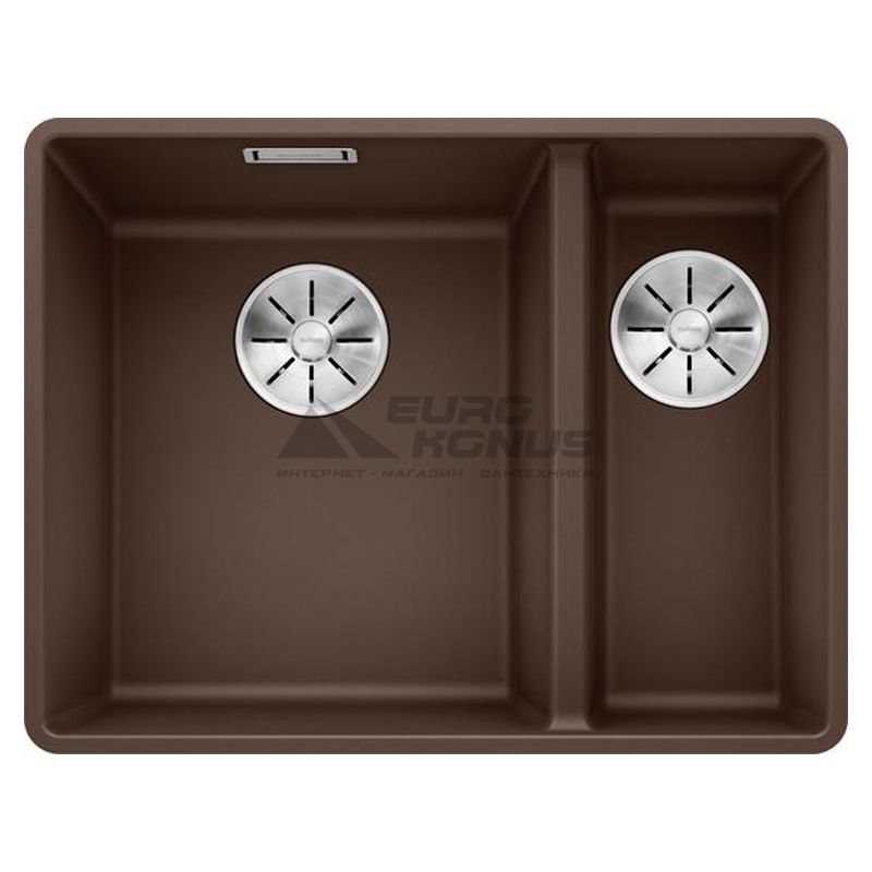 BLANCO Мойка врезная для кухни SUBLINE 340/160-F без крыла кофе (523573)