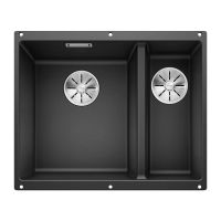 BLANCO Мойка под столешницу для кухни SUBLINE 340/160-U без крыла антрацит (523548)