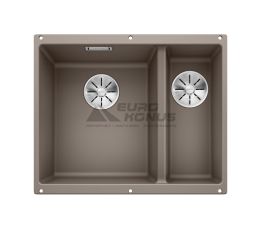 BLANCO Мойка под столешницу для кухни SUBLINE 340/160-U без крыла серый беж (523556)