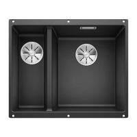 BLANCO Мойка под столешницу для кухни SUBLINE 340/160-U без крыла антрацит (523558)