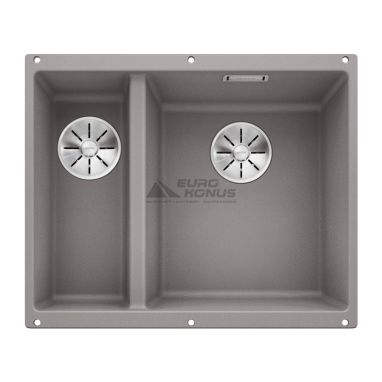 BLANCO Мойка под столешницу для кухни SUBLINE 340/160-U без крыла алюметаллик (523560)