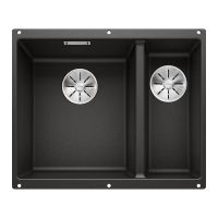 BLANCO Мойка под столешницу для кухни SUBLINE 340/160-U без крыла черный (525985)