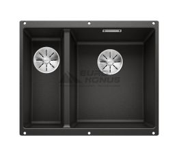 BLANCO Мойка под столешницу для кухни SUBLINE 340/160-U без крыла черный (525986)