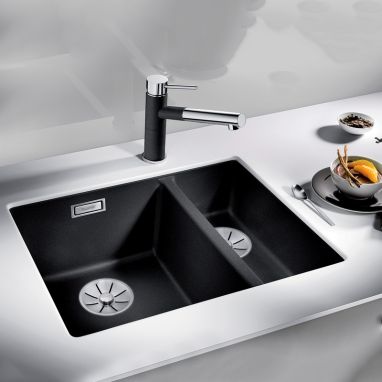 BLANCO Мойка под столешницу для кухни SUBLINE 340/160-U без крыла антрацит (523548)