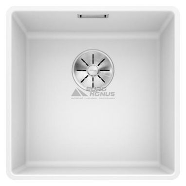BLANCO Мойка врезная для кухни SUBLINE 400-F без крыла белый (523497)