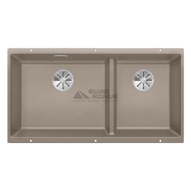 BLANCO Мойка под столешницу для кухни SUBLINE 480/320-U без крыла серый беж (523591)