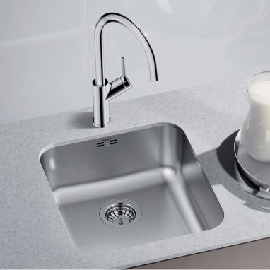 BLANCO Мойка под столешницу для кухни SUPRA 450-U без крыла полированная (518203)