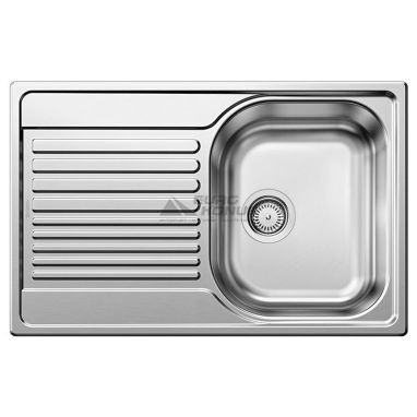 BLANCO Мойка врезная для кухни TIPO 45 S Compact оборотная полированная (513442)
