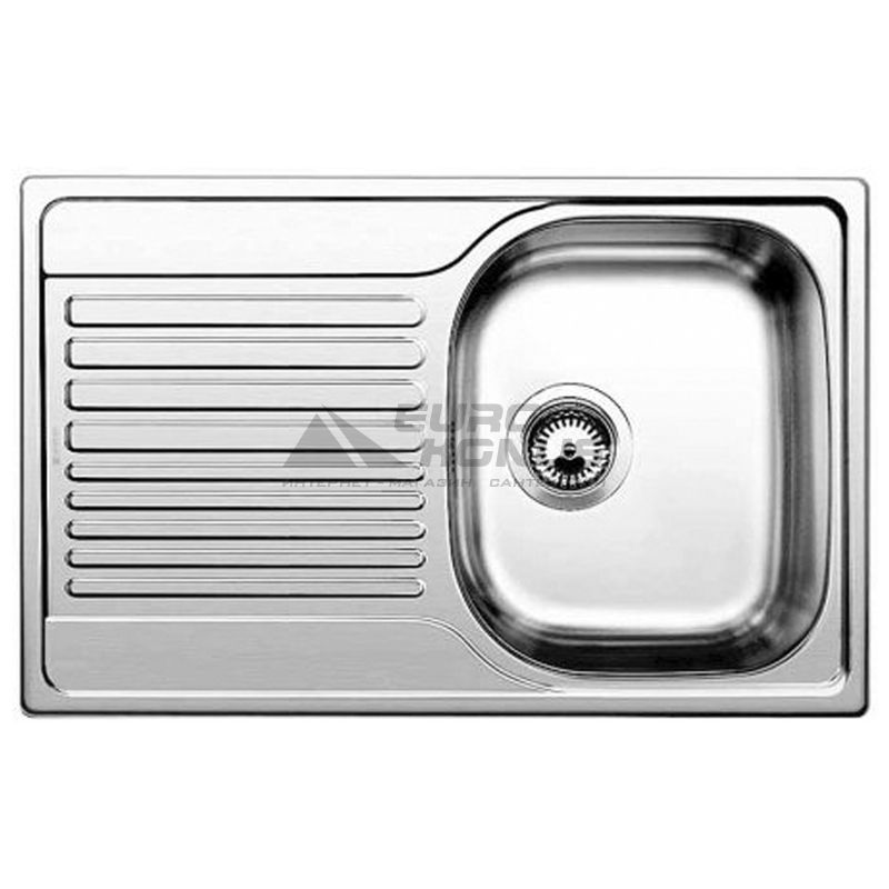 BLANCO Мойка врезная для кухни TIPO 45 S Compact оборотная декор (513675)
