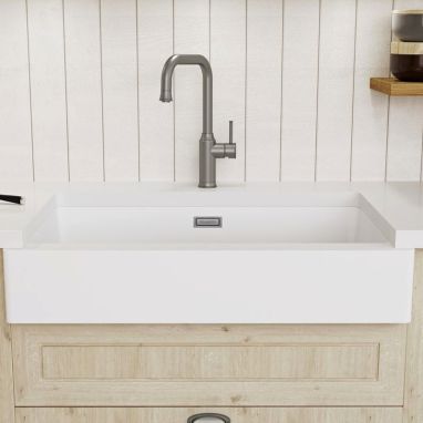 BLANCO Мойка под столешницу для кухни VINTERA XL 9-UF без крыла белый (526105)