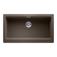 BLANCO Мойка под столешницу для кухни VINTERA XL 9-UF без крыла кофе (526108)