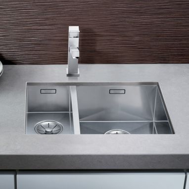 BLANCO Мойка под столешницу для кухни ZEROX 340/180-U без крыла полированная (521613)