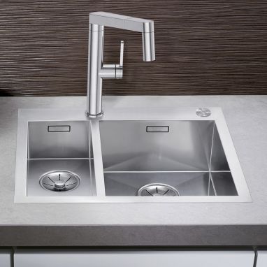 BLANCO Мойка врезная для кухни ZEROX 340/180-IF/A без крыла полированная (521642)
