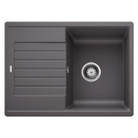 BLANCO Мойка врезная для кухни ZIA 45 S Compact оборотная темная скала (524722)